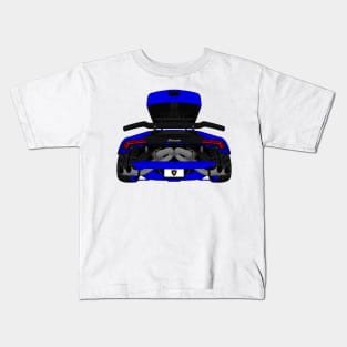 HURACAN DARK-BLUE Kids T-Shirt